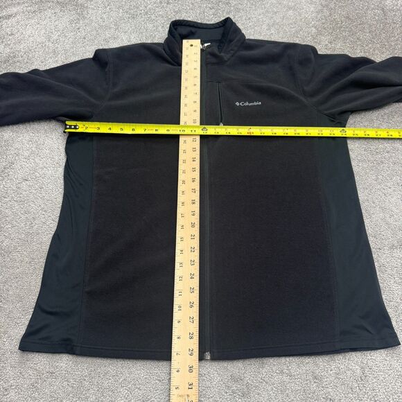 Columbia Fast Trek Fleece Soft Shell Jacket Men Large XL Full Zip Outdoor Hiking - Picture 6 of 11